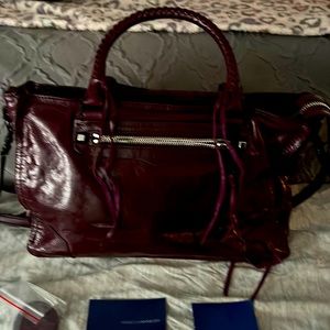 Deep Plum Rebecca Minkoff handbag